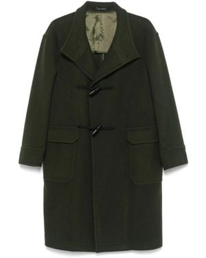 Tagliatore Long Duffle Coat - Green