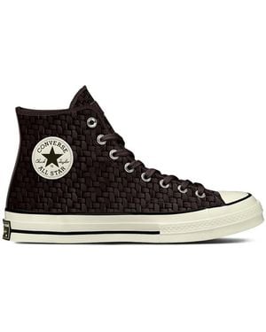 Converse Chuck 70 Woven High-Top Sneakers - Black