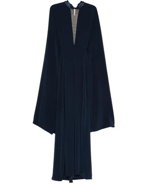 Stephane Rolland V-Neck Maxi Dress - Blue