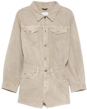 Haikure Elle Playsuit - Natural