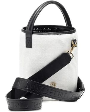 Maison Michel Bolso Bombonera Sharon - Negro
