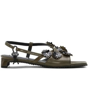 Cecilie Bahnsen Arna Sandals - Black