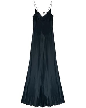 OSCAR THE COLLECTION Spaghetti-Strap Maxi Dress - Blue