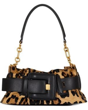 Balmain Mini Anthem Schultertasche - Schwarz
