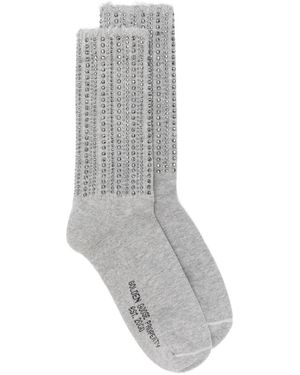 Golden Goose Calzini Con Decorazione - Grigio