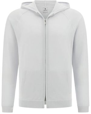 BOGGI Pullover Mit Reißverschluss - Weiß