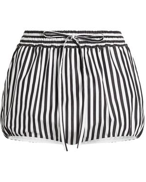 Dolce & Gabbana Striped Drawstring-Fastening Shorts - White