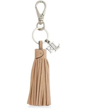 Ralph Lauren Tassel Logo-Charm Keyring - Metallic