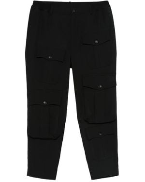 Comme des Garçons Pantalon Cargo En Gabardine - Noir