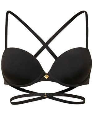Twinset Charmeuse Push-Up Bra - Black