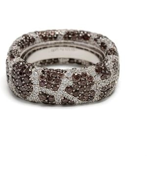 Apm Monaco Chunky Giraffe Ring - Mettallic