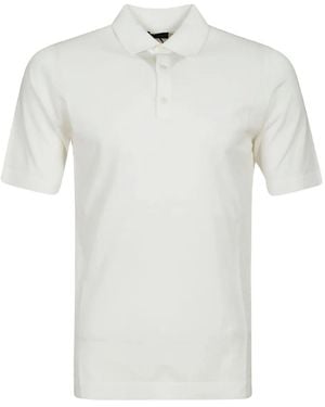 Alpha Industries Button-Placket Cotton Polo Shirt - White