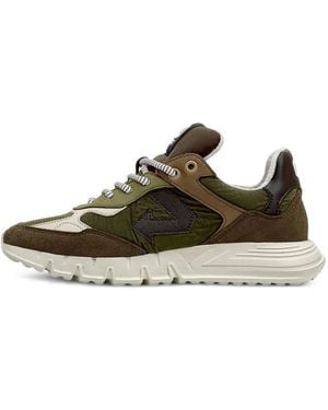 ID EIGHT Sneakers Maru.Ing Con Inserti - Verde