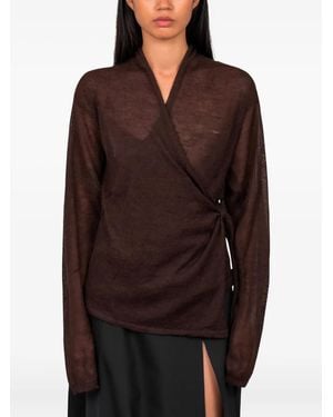 Paloma Wool ブラウン 薄手ニット長袖トップス レディース Paloma Wool