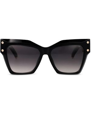 Philipp Plein Butterfly-Frame Sunglasses - Black