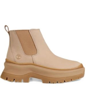 Timberland Elise Platform Chelsea Boots - Natural