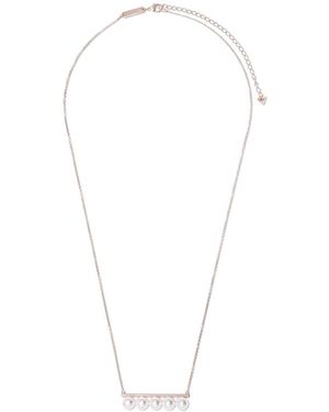 Tasaki 18Kt Rose Balance Signature Necklace - White