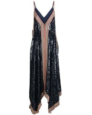 Valentino Garavani V-Neck Asymmetric Dress - Black