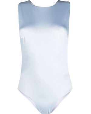 Isa Boulder Badpak Met Gedraaid Bandje - Blauw
