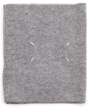 Maison Margiela Sciarpa Con Dettaglio Cuciture - Grigio