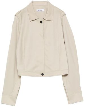 Low Classic Button-Down Shirt Jacket - Natural