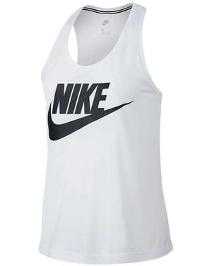 Nike Essential タンクトップ - ホワイト