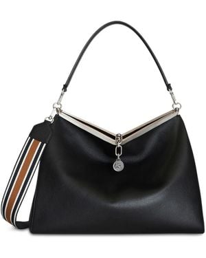 Etro Vela Leather Shoulder Bag - Black