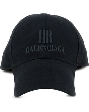Balenciaga Casquette À Logo Brodé - Bleu