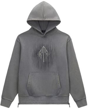 RTA Hoodie Jordan À Motif Monogrammé - Grey