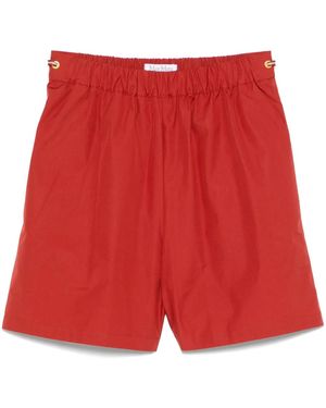 Max Mara Cotton Shorts - Red
