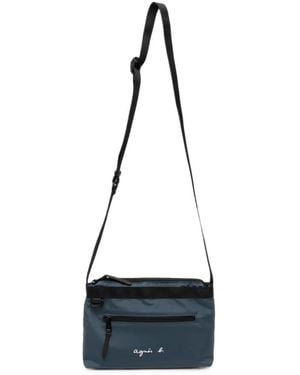 agnès b. Fred Shoulder Bag - White