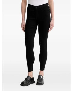 Levi's Logo-Patch Skinny Jeans - Black