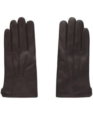 Lottusse Lausan Topstitched Gloves - Black