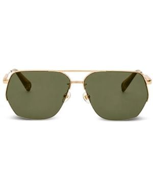 Jacquemus Gafas De Sol Con Montura Geométrica - Verde