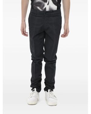 Corneliani Belt-Loop Chino Trousers - Black