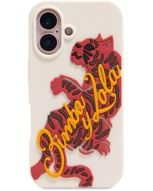 Bimba Y Lola Logo-Print Iphone 16 Case - White