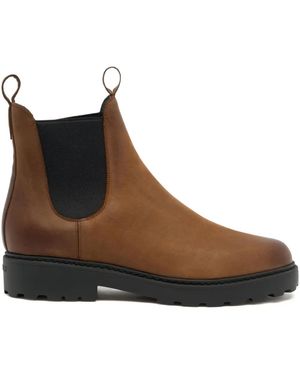 Bally Gusto Elasticated-Panel Chelsea Boot - Brown