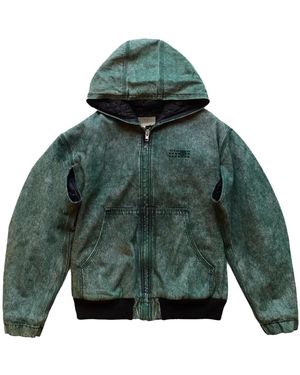 MM6 by Maison Margiela Hooded Bomber Jacket - Green