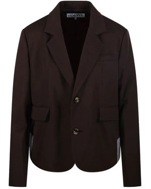 Loewe Button-Up Blazer - Black