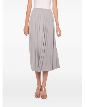 Norma Kamali Flared Rok - Grijs