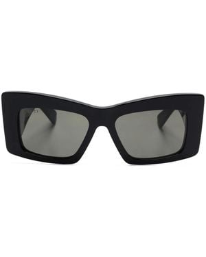 Gucci スクエアフレーム サングラス - ブラック