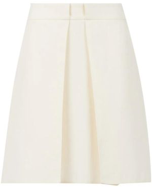 Marni Pleated-Detail Mini Skirt - White