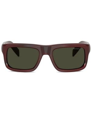 Prada Square-Frame Sunglasses - Grey