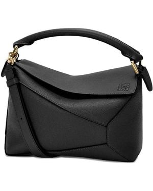 Loewe Bolso Shopper Puzzle Edge Pequeño - Negro