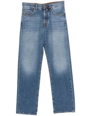 Jacob Cohen Ausgeblichene Chris Straight-Leg-Jeans - Blau