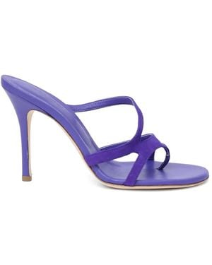 Christopher Esber Calathea Heeled Sandals - Purple
