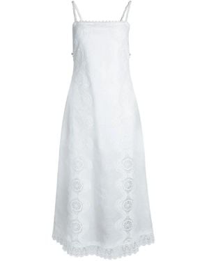 Waimari Rocío Lace-Trimmed Maxi Dress - White