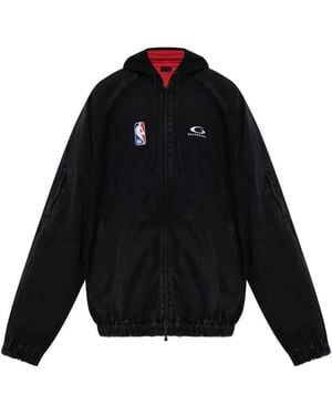 Balenciaga X Nba Jack Met Capuchon En Rits - Zwart