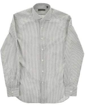 Corneliani Striped-Pattern Shirt - Gray