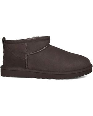 UGG Classic Ultra Mini Suede Boots - Brown